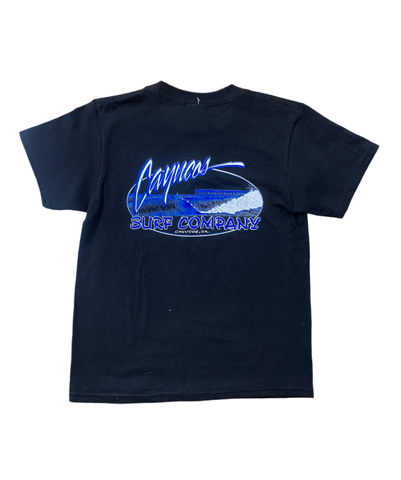 Cayucos Kids New/Old Pier Short Sleeve Tee