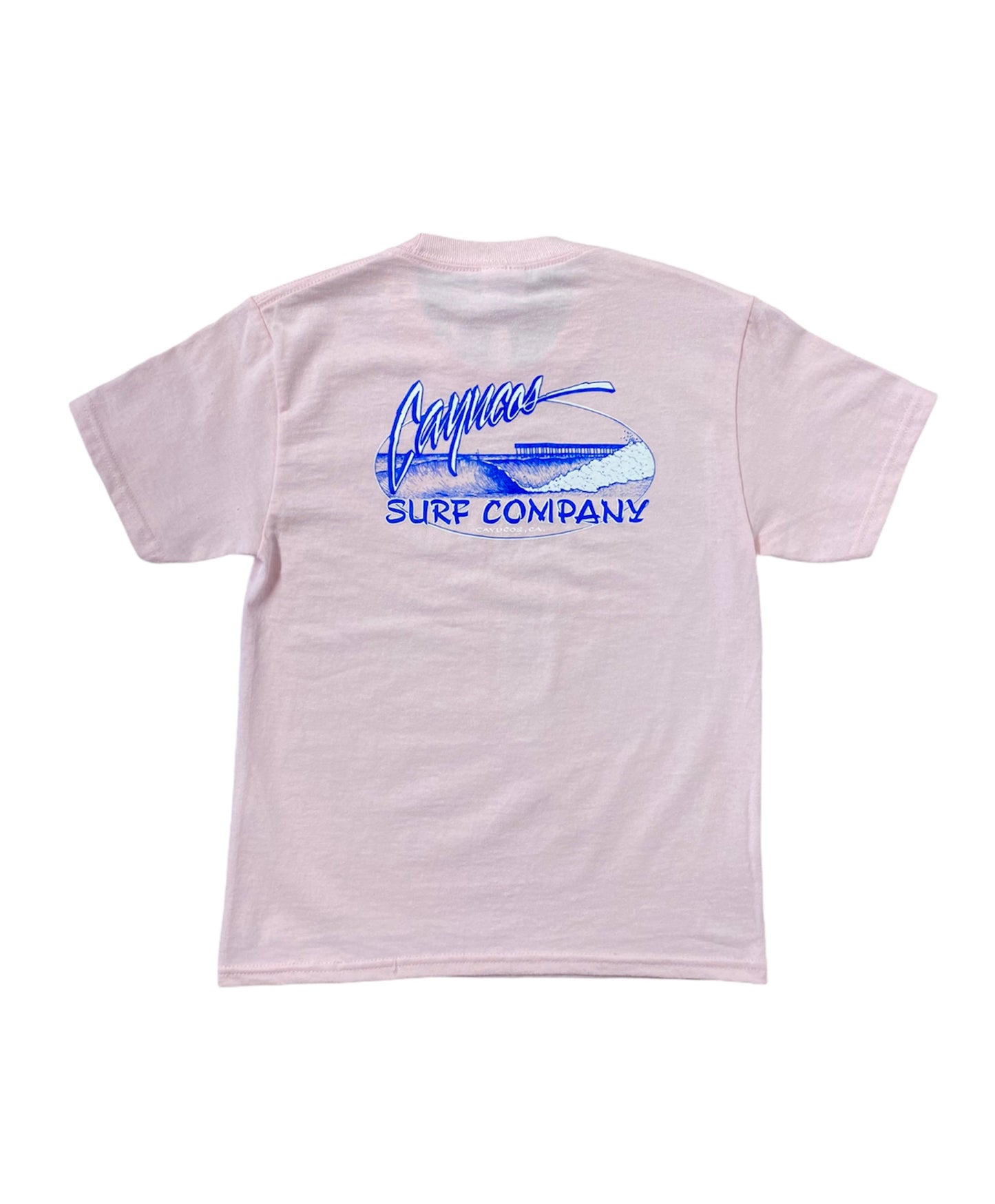 Cayucos Kids New/Old Pier Short Sleeve Tee