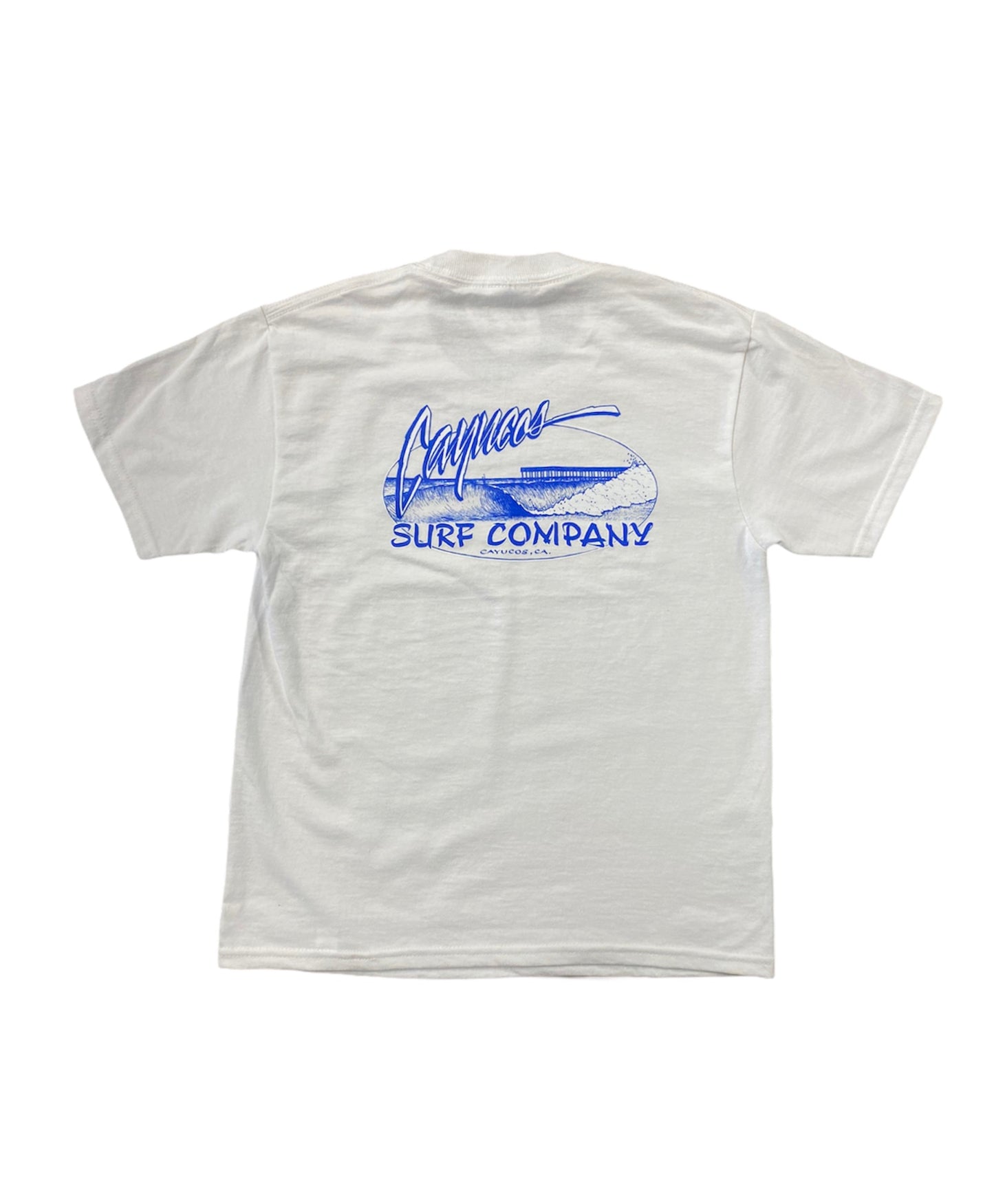 Cayucos Kids New/Old Pier Short Sleeve Tee