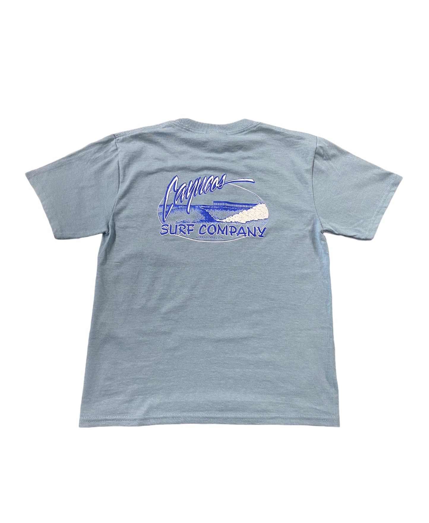 Cayucos Kids New/Old Pier Short Sleeve Tee
